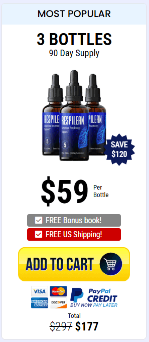 Respilean 3 bottles