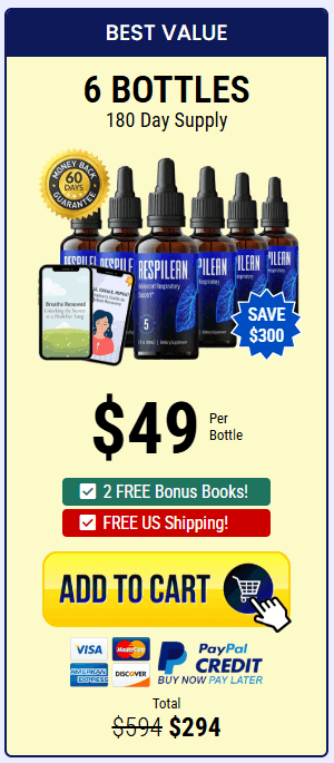 Respilean 6 bottles